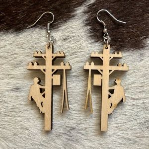 Lineman earrings